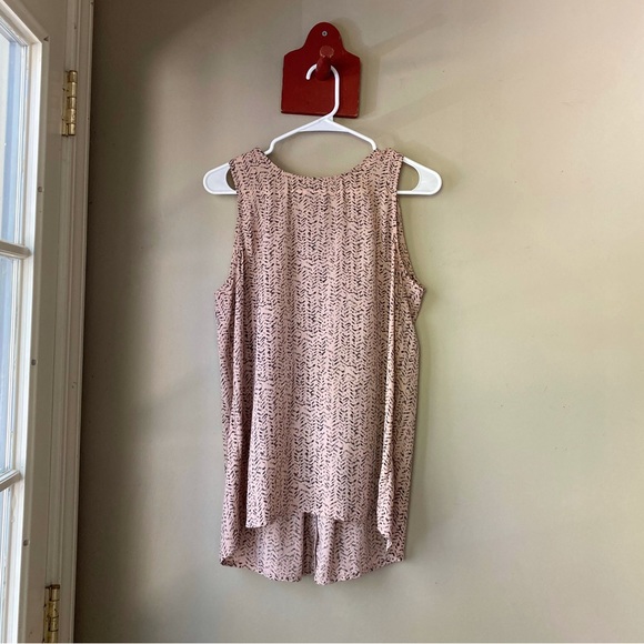 Loft Tan & Black Printed Lightweight Tank Top M - Picture 2 of 6